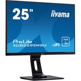 iiyama ProLite XUB2595WSU-B1 LED display 63,5 cm (25") 1920 x 1200 Pixel WUXGA Nero, Monitor LED Nero, 63,5 cm (25"), 1920 x 1200 Pixel, WUXGA, LED, 4 ms, Nero