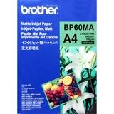 Brother BP60MA Inkjet Paper carta inkjet A4 (210x297 mm) Opaco 25 fogli Bianco Stampa inkjet, A4 (210x297 mm), Opaco, 25 fogli, 145 g/m², Bianco