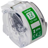 Brother CZ-1002 nastro per etichettatrice Bianco su verde Bianco su verde, CZ, Multicolore, Ad inchiostro, Brother, VC-500W