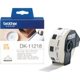 Brother DK-11218 Round Labels Bianco Bianco, DK, Ø 24 mm, 1000 pz