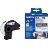 Brother Etichette multiuso Nero su bianco, 400 pz, DK, Bianco, Termica diretta, Brother