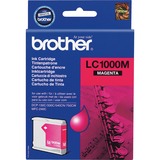 Brother LC1000M cartuccia d'inchiostro 1 pz Originale Magenta Inchiostro a base di pigmento, 1 pz, Vendita al dettaglio