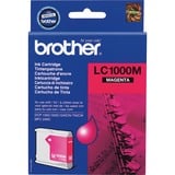 Brother LC1000M cartuccia d'inchiostro 1 pz Originale Magenta Inchiostro a base di pigmento, 1 pz, Vendita al dettaglio