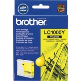Brother LC1000Y cartuccia d'inchiostro 1 pz Originale Giallo Inchiostro a base di pigmento, 1 pz, Vendita al dettaglio
