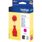 Brother LC121M cartuccia d'inchiostro 1 pz Originale Magenta Magenta, 1 pz, 300 pagine, Confezione singola