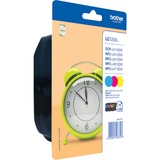 Brother LC125XLRBWBPDR cartuccia d'inchiostro 1 pz Originale Nero, Ciano, Magenta, Giallo Nero, Ciano, Magenta, Giallo, 1 pz, 1200 pagine, 1200 pagine, Confezione multipla, Vendita al dettaglio