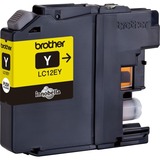 Brother LC12EY cartuccia d'inchiostro 1 pz Originale Giallo Giallo, 1 pz, 1200 pagine, Confezione singola