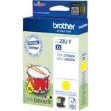 Brother LC22UY cartuccia d'inchiostro 1 pz Originale Giallo Giallo, 1 pz, 1200 pagine, Confezione singola