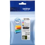 Brother LC3219XLVAL cartuccia toner 4 pz Originale Nero, Ciano, Magenta, Giallo, Inchiostro 3000 pagine, 1500 pagine, Nero, Ciano, Magenta, Giallo, 4 pz