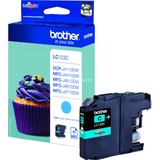 Brother LC-123C cartuccia d'inchiostro 1 pz Originale Ciano 600 pagine, 1 pz, Confezione singola, Vendita al dettaglio