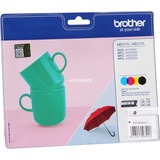 Brother LC-227XLVALBPDR cartuccia d'inchiostro 1 pz Originale Nero, Ciano, Magenta, Giallo 1 pz, Confezione multipla