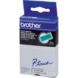Brother Nastro per etichettatura 12mm, Nastro di scrittura Nero su verde, TC, Nero, Brother, P-touch PT2000, PT3000, PT500, PT5000, PT8E, 1,2 cm