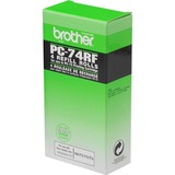 Brother PC-74RF ricambio per fax Nastro per fax 144 pagine Nero 4 pz 144 pagine, Nero, FAXT72 / FAXT74 / FAXT76 / FAXT78 / FAXT7 Plus / FAXT92 / FAXT94 / FAXT96 / FAXT98 / FAXT102 /..., Nastro per fax, Scatola, Trasferimento termico