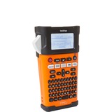 Brother PT-E300VP stampante per etichette (CD) 180 x 180 DPI TZe QWERTY arancione /Nero, QWERTY, TZe, 180 x 180 DPI, 20 mm/s, Ioni di Litio, Nero, Arancione