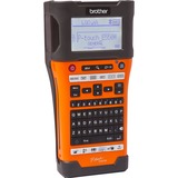 Brother PT-E550WVP stampante per etichette (CD) 180 x 180 DPI Con cavo e senza cavo HSE/TZe QWERTY, Stampa etichette arancione /Nero, 180 x 180 DPI, 30 mm/s, 1,8 cm, 2,4 cm, LCD, 3 linee, QWERTZ