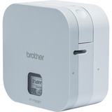 Brother PT-P300BT stampante per etichette (CD) Termica diretta 180 x 180 DPI 20 mm/s TZe Bluetooth bianco, TZe, Termica diretta, 180 x 180 DPI, 20 mm/s, Mini Stilo AAA, Bianco