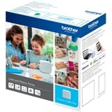 Brother PT-P710BTH stampante per etichette (CD) Trasferimento termico 180 x 360 DPI 20 mm/s Con cavo e senza cavo TZe Bluetooth bianco, TZe, Trasferimento termico, 180 x 360 DPI, 20 mm/s, Con cavo e senza cavo, Nero
