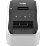 Brother QL-800 stampante per etichette (CD) Termica diretta A colori 300 x 600 DPI Cablato DK grigio/Nero, DK, Termica diretta, 300 x 600 DPI, 148 mm/s, Cablato, Nero, Grigio
