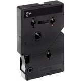 Brother TC-201 nastro per etichettatrice Nero su bianco, Nastro di scrittura Nero su bianco, TC, Brother, PT2000, PT3000, PT500, PT5000, PT8E, 1,2 cm, 7,7 m