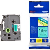 Brother TZE741 nastro per etichettatrice, Nastro di scrittura 8 m, 1,8 cm