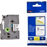 Brother TZeS221 nastro per etichettatrice TZ, Nastro di scrittura TZ, 8 m, 1 pz, Blister, 9 mm