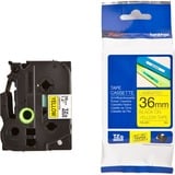 Brother TZe-661 nastro per etichettatrice TZ, Nastro di scrittura TZ, 8 m, 3,6 cm