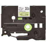 Brother TZe-C31 nastro per etichettatrice TZ, Nastro di scrittura giallo, TZ, Nero, 5 m, 1 pz, Blister, 1,2 cm
