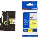 Brother TZe-FX641 nastro per etichettatrice TZ, Nastro di scrittura TZ, Nero, 8 m, 1 pz, Blister, 1,8 cm
