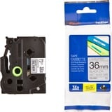 Brother TZe-M961 nastro per etichettatrice, Nastro di scrittura Argento, 8 m, 3,6 cm