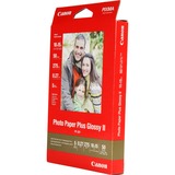 Canon Carta fotografia lucida PP-201 II Plus 4x6" - 50 fogli Molto lucida, 260 g/m², Rosso, 50 fogli, 270 µm, Canon Lucia, ChromaLife100+