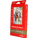 Canon Carta fotografia lucida PP-201 II Plus 4x6" - 50 fogli Molto lucida, 260 g/m², Rosso, 50 fogli, 270 µm, Canon Lucia, ChromaLife100+