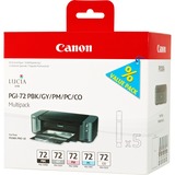 Canon Cartucce d'inchiostro Multipack PGI-72 PBK/GY/PM/PC/CO Resa standard, 5 pz, Confezione multipla