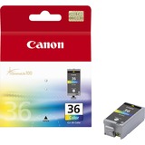 Canon Cartuccia d'inchiostro a colori CLI-36 C/M/Y Resa standard, Inchiostro a base di pigmento, 1 pz, Vendita al dettaglio