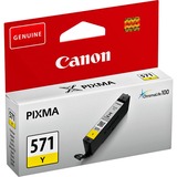 Canon Cartuccia d'inchiostro giallo CLI-571Y Resa standard, Inchiostro a base di pigmento, 7 ml, 347 pagine, 1 pz