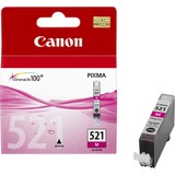 Canon Cartuccia d'inchiostro magenta CLI-521M Inchiostro a base di pigmento, 1 pz, Vendita al dettaglio