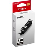 Canon Cartuccia d'inchiostro nero a pigmenti PGI-550PGBK Resa standard, Inchiostro a base di pigmento, 1 pz, Vendita al dettaglio