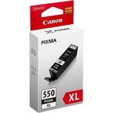Canon Cartuccia d'inchiostro nero a pigmenti a resa elevata PGI-550PGBK XL Resa elevata (XL), Inchiostro a base di pigmento, 1 pz, Vendita al dettaglio