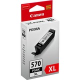 Canon Cartuccia d'inchiostro nero a pigmenti a resa elevata PGI-570PGBK XL Nero, Resa elevata (XL), Inchiostro a base di pigmento, 22 ml, 500 pagine, 1 pz