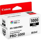 Canon Cartuccia d'inchiostro nero fotografico PFI-1000PBK Inchiostro colorato, 80 ml