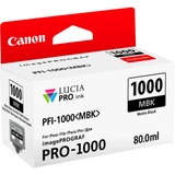 Canon Cartuccia d'inchiostro nero opaco PFI-1000MBK Inchiostro a base di pigmento, 80 ml