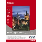 Canon carta fotografica Plus Semi-gloss SG-201 A4 - 20 fogli Satinata, 260 g/m², A4, 20 fogli, Semi, 210 mm, Vendita al dettaglio