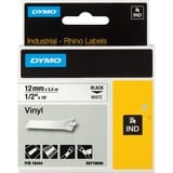 Dymo 12mm RHINO Coloured vinyl nastro per etichettatrice D1, Nastro di scrittura D1, Vinile, Belgio, 5,5 m, 1 pz, 34 mm