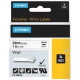 Dymo Etichette in vinile IND Nero su bianco, Multicolore, Vinile, -40 - 80 °C, UL 969, DYMO