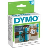 Dymo LW - Etichette multiuso - 25 x 25 mm - S0929120 Bianco, Etichetta per stampante autoadesiva, Carta, Rimovibile, Quadrato, LabelWriter