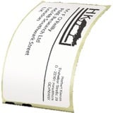 Dymo LW etichette per spedizioni grandi | 54 mm x 101 mm | 12 rotoli da 220 etichette facilmente staccabili | autoadesive | per etichettatrici LabelWriter | originali Bianco, Etichetta per stampante autoadesiva, Carta, Permanente, Rettangolo, LabelWriter