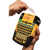 Dymo RHINO 4200 stampante per etichette (CD) QWERTZ QWERTZ, Ioni di Litio, Nero, Giallo