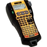 Dymo RHINO 5200 Stampante di Etichette Industriale con Custodia | Tasti Rapidi per Risparmio di TempoStampa VeloceStampante di Etichette Durevole per Cantieri e Lavori di Etichettatura Pesante, Stampa etichette Nero/Giallo, ABC, Trasferimento termico, 180 x 180 DPI, Nero, Giallo