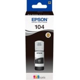 Epson 104 EcoTank Black ink bottle, Inchiostro Nero, Epson, EcoTank ET-4700 EcoTank ET-2726 EcoTank ET-2720 EcoTank ET-2715 EcoTank ET-2714 EcoTank ET-2712..., 65 ml, Ad inchiostro, Multicolore