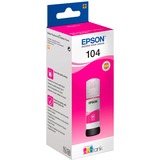 Epson 104 EcoTank Magenta ink bottle Magenta, Epson, EcoTank ET-4700 EcoTank ET-2726 EcoTank ET-2720 EcoTank ET-2715 EcoTank ET-2714 EcoTank ET-2712..., 65 ml, Ad inchiostro, Multicolore