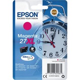 Epson Alarm clock Cartuccia Sveglia Magenta Inchiostri DURABrite Ultra 27XL, Inchiostro Resa elevata (XL), Inchiostro a base di pigmento, 10,4 ml, 1100 pagine, 1 pz